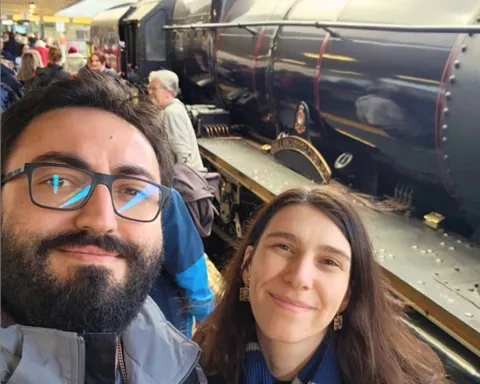 Renata Tank em viagem